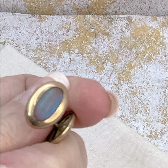 Antique Saphiret men’s cuff links 1920 rolled gold - Picture 4 of 6